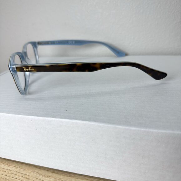 Ray Ban Eyeglasses Tortoise FRAMES ONLY NO LENSES RB 5375 5883, 53-18-145 Brown - Picture 4 of 13